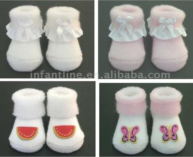 baby bootie socks