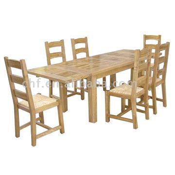 Dining Table & Chairs (Dining Table & Chaises)