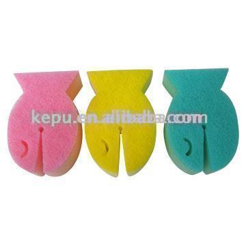 Fish Shape Sponge Scourer (Fish Shape Sponge Scourer)