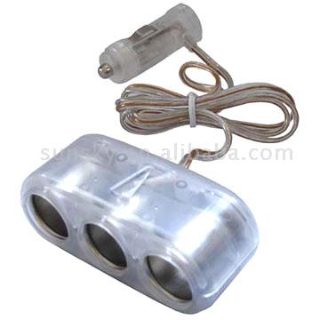  Auto Female Plug Socket, Auto Adapter (Авто женская Электророзетка, Авто Адаптер)