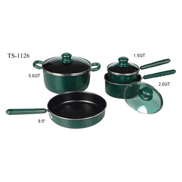  7pcs Cookware Set (7pcs Batterie de cuisine)