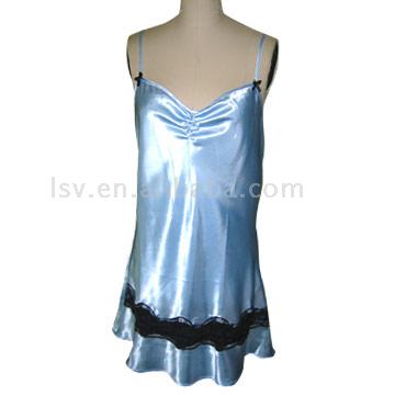  Ladies` Satin Nightwear ( Ladies` Satin Nightwear)