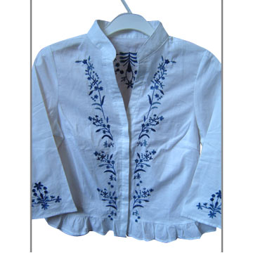  Cotton Embroidered Blouse (Blouse coton brodé)