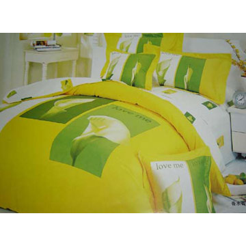  4pc Printed Bedding Set ( 4pc Printed Bedding Set)