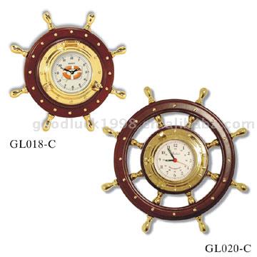  Ship Wheel Clocks (Ship Wheel Clocks)