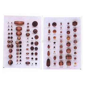  Wooden Beads (Perles de bois)