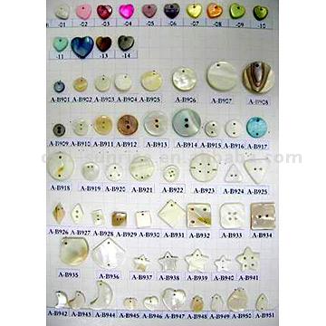  Seashell Buttons (Seashell Boutons)