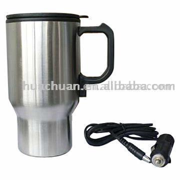  16oz. Stainless Steel Electric Auto Mug with PP Inner (16 oz Stainless Steel Electric Auto Tasse avec PP Inner)