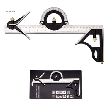  Combination Set with Protractor (Комбинированный набор с Транспортир)