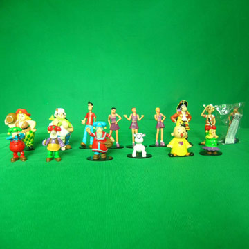  Plastic Cartoon Toys (Plastic Cartoon Jouets)