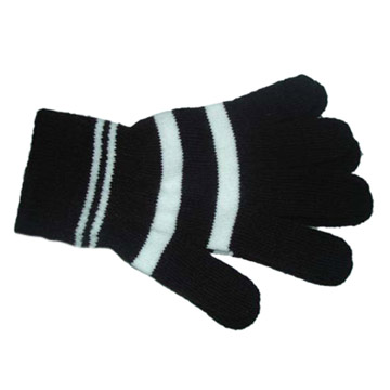  Kids` Knitted Gloves (Трикотажное Детские перчатки)