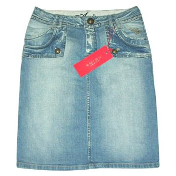  Jean Skirt ( Jean Skirt)