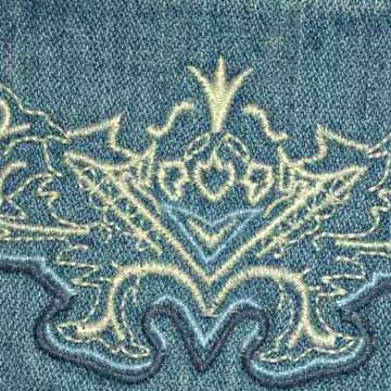  Embroidery (On Denim Garment) (Broderie (Sur Denim Garment))