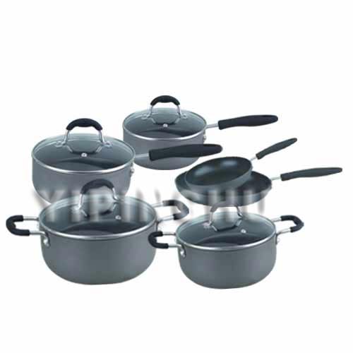  Hard Anodized Aluminum Cookware Sets (Casseroles en aluminium anodisé dur Sets)