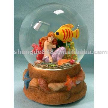  120mm Musical Water Globe