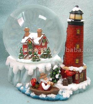 100mm Xmas Musical Snow Globe (100mm Xmas Музыкальной Snow Globe)