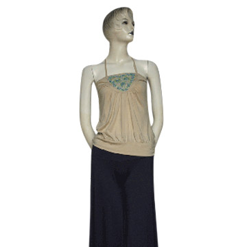  Ladies` Knitted Top with Handwork ( Ladies` Knitted Top with Handwork)