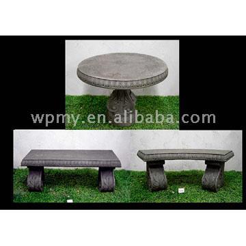  Fiberglass Table Set (Fibre de verre Table Set)