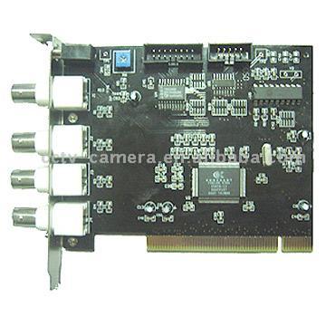  4 Channel Realtime Video/Audio Surveillance Card (4 canaux en temps réel Vidéo / Audio Surveillance Card)