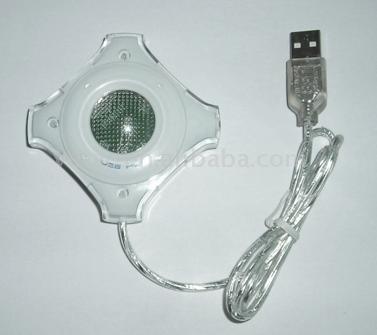  USB 2.0 Crystal Hub 4-Port (Crystal USB 2.0 концентратор 4-портовый)