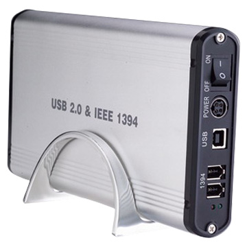 USB2.0 und 1394 3,5 "HDD Gehäuse VE361 (USB2.0 und 1394 3,5 "HDD Gehäuse VE361)