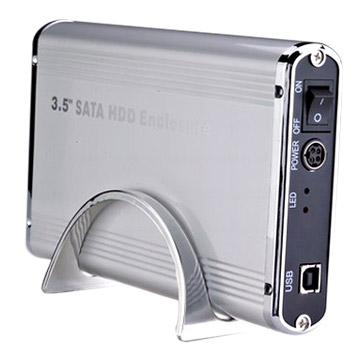  USB2.0 3.5` SATA Aluminum HDD Enclosure (USB2.0 3.5 `SATA HDD Enclosure Алюминиевый)