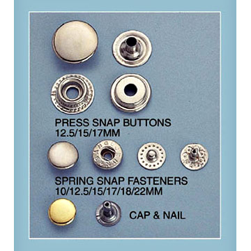  Press Snap Buttons & Spring Snap Fasteners (Appuyez sur les touches Snap & Spring Snap Fasteners)