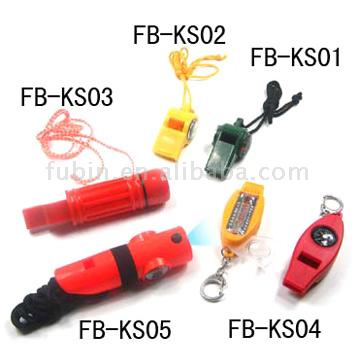  Whistles, Multifunction Whistle, Compass Whistle (Свистульки, многофункциональные Свисток, компас Свисток)