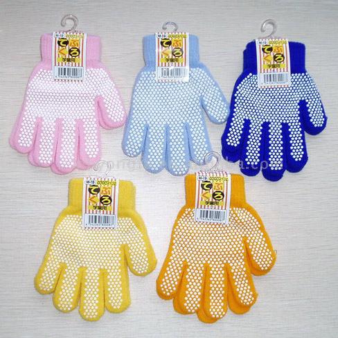  Children`s PVC Dotted Gloves (Children`s PVC pointillé Gants)