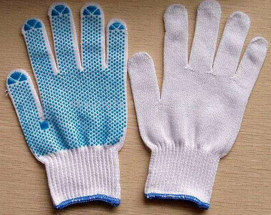  Knitted Working Gloves with PVC Dots for Children (Рабочие трикотажные перчатки с ПВХ точками для детей)