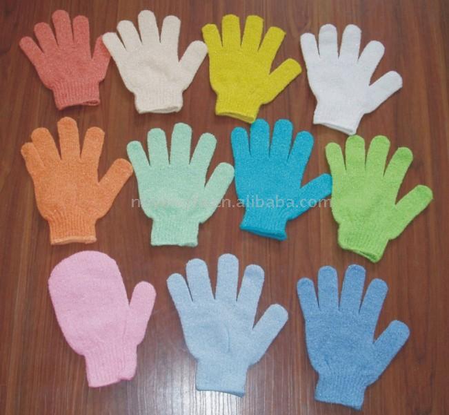  Bath Gloves, Nylon Bath Gloves (Bain Gants, Nylon Bain Gants)