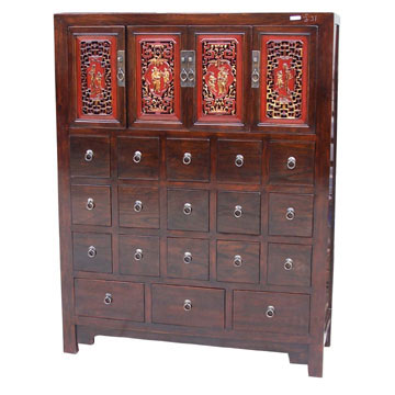 Chinesisch Carved CD Cabinet (Chinesisch Carved CD Cabinet)