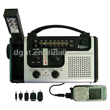  Solar Dynamo Radio with Mobile Phone Charger (Solar Radio Dynamo avec Mobile Phone Charger)