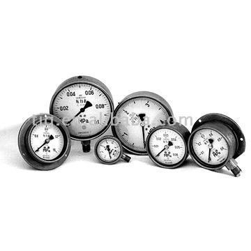  Stainless Steel Pressure Gauges (Jauges de pression en acier inoxydable)