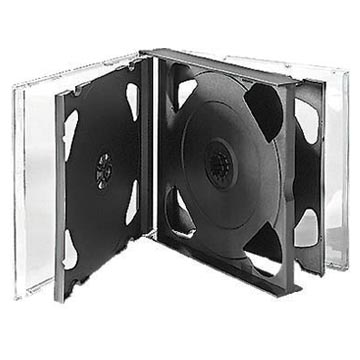  Black CD Case for 6-Disc (Черный CD Case для 6-дисковый)