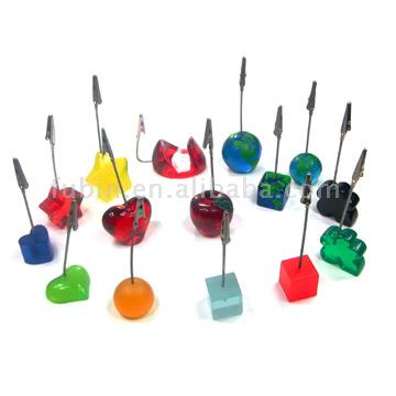  Memo Clips / Name Card Holders (Mémo Clips / Porte-cartes de Nom)