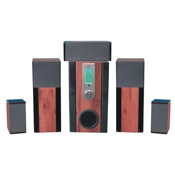  5.1Ch Multimedia Speakers with Remote Control (Enceintes multimédia 5.1 avec télécommande)