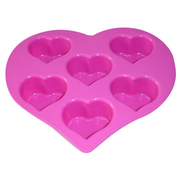  Silicone Bakeware (Cordiform Muffin Pan) ( Silicone Bakeware (Cordiform Muffin Pan))