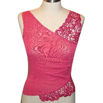  V-Neck Hand Crochet Tank (V-Neck Crochet Tank)