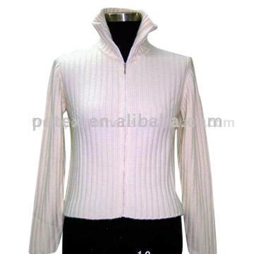  Ladies` Cardigan Zip Sweater (Ladies `Cardigan Zip Sweater)