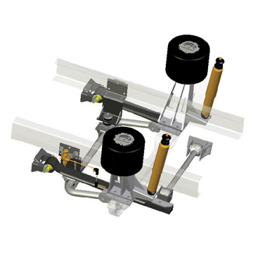 Single Swing Arm Front Air Suspension (Single Swing Arm Front Air Suspension)