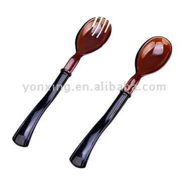  Salad Spoon and Fork (Салат ложкой и вилкой)