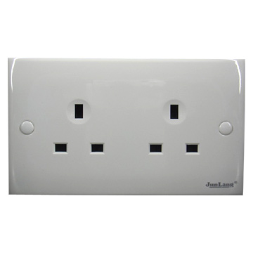  Twin British Flush Sockets (Twin Британский Флеш Sockets)