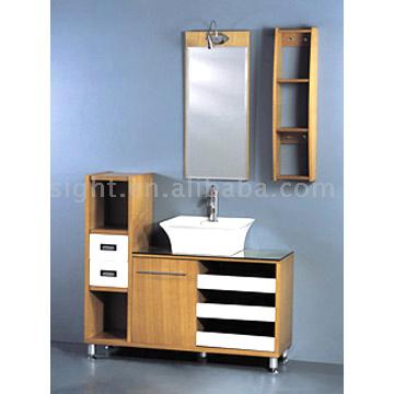  Solid Wood Bathroom Cabinet (Твердое дерево ванная кабинет)