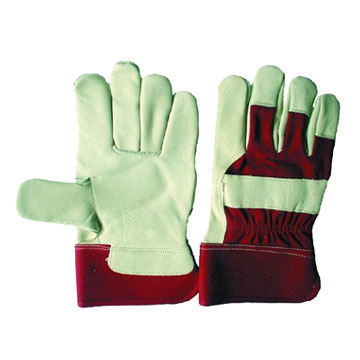  Cow Grain Leather Working Gloves