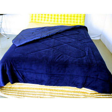  Quilted Microfiber Fleece Comforter