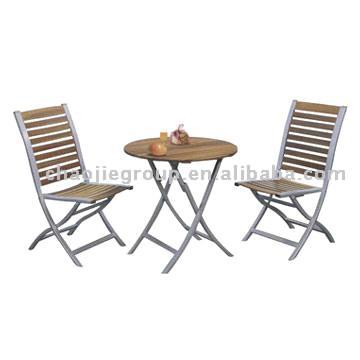  Outdoor Furniture, Folding Chair (Salon de jardin, Chaise pliante)