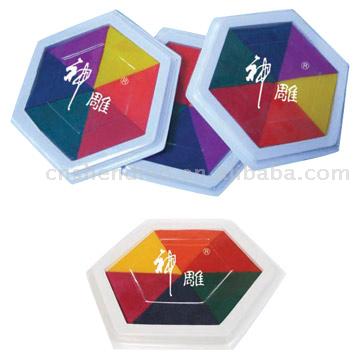  Plastic Suction Ink Pads