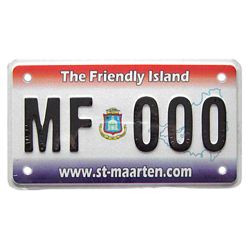  Motorcycle License Plate (Motorcycle License Plate)