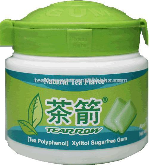  Green Tea Sugarless Chewing Gum (Thé vert sans sucre Chewing Gum)